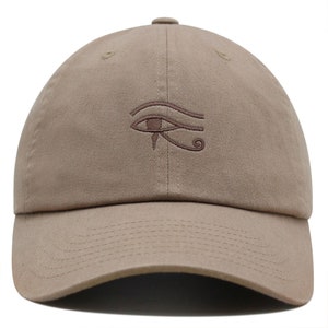 Eye of horus Premium Dad Hat geborduurde katoenen baseballpet Egyptisch symbool