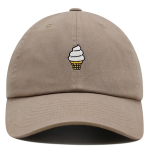 Eistüte Premium Dad Hat Bestickte Baseballmütze Niedlich