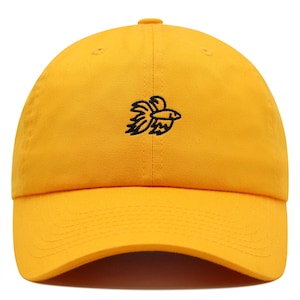Betta Fish Premium Dad Hat Embroidered Baseball Cap Aquarium