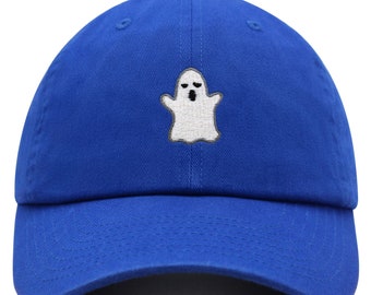 Geborduurde spookmuts voor papa, katoenen baseballpet voor Halloween