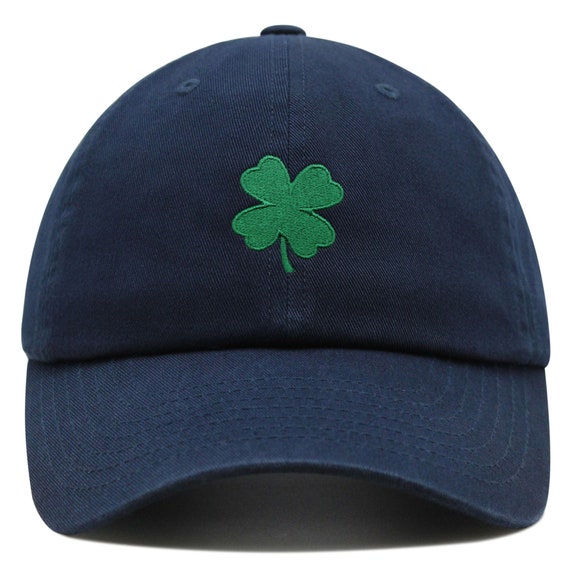 Trendy Apparel Shop Celtic Clover Embroidered Dad Hat - 100% Cotton Adjustable Low-Profile Cap, One Size Fits Most