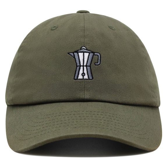 Espresso Pot Embroidered Dad Hat - Coffee Lover Gift