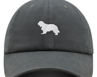 Cocker Spaniel Silhouette Dad Hat: Embroidered Cotton Baseball Cap