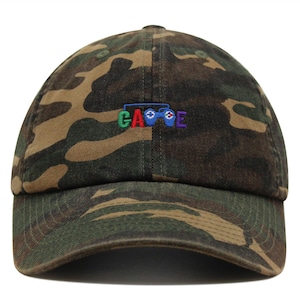 Casquette de baseball en coton brodée avec chapeau haut de gamme pour contrôleur de jeu coloré