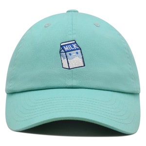 Milk Premium Dad Hat geborduurde baseballpet Drink Foodie