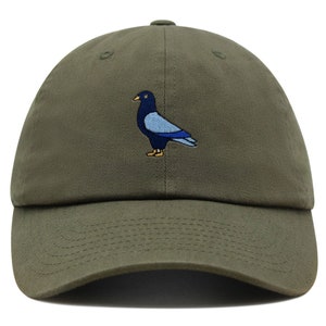 Gorra de béisbol bordada Pigeon Premium Dad Hat Pigeon Dove