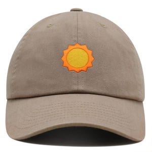 Sun Premium Dad Hat Embroidered Cotton Baseball Cap