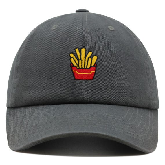 French Frys Premium Dad Hat Embroidered Cotton Baseball Cap French