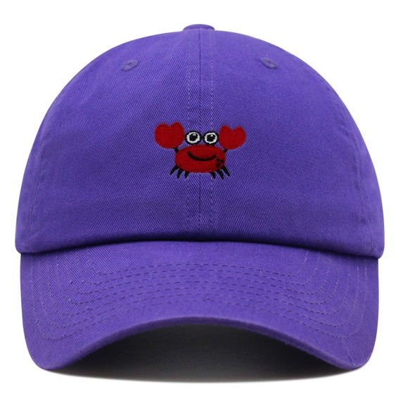 Funny Crab Premium Dad Hat Embroidered Baseball Cap Ocean Sea Fishing