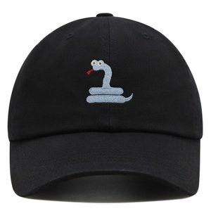 Broderad skallerormspappahatt - Bomullsbasebollkeps