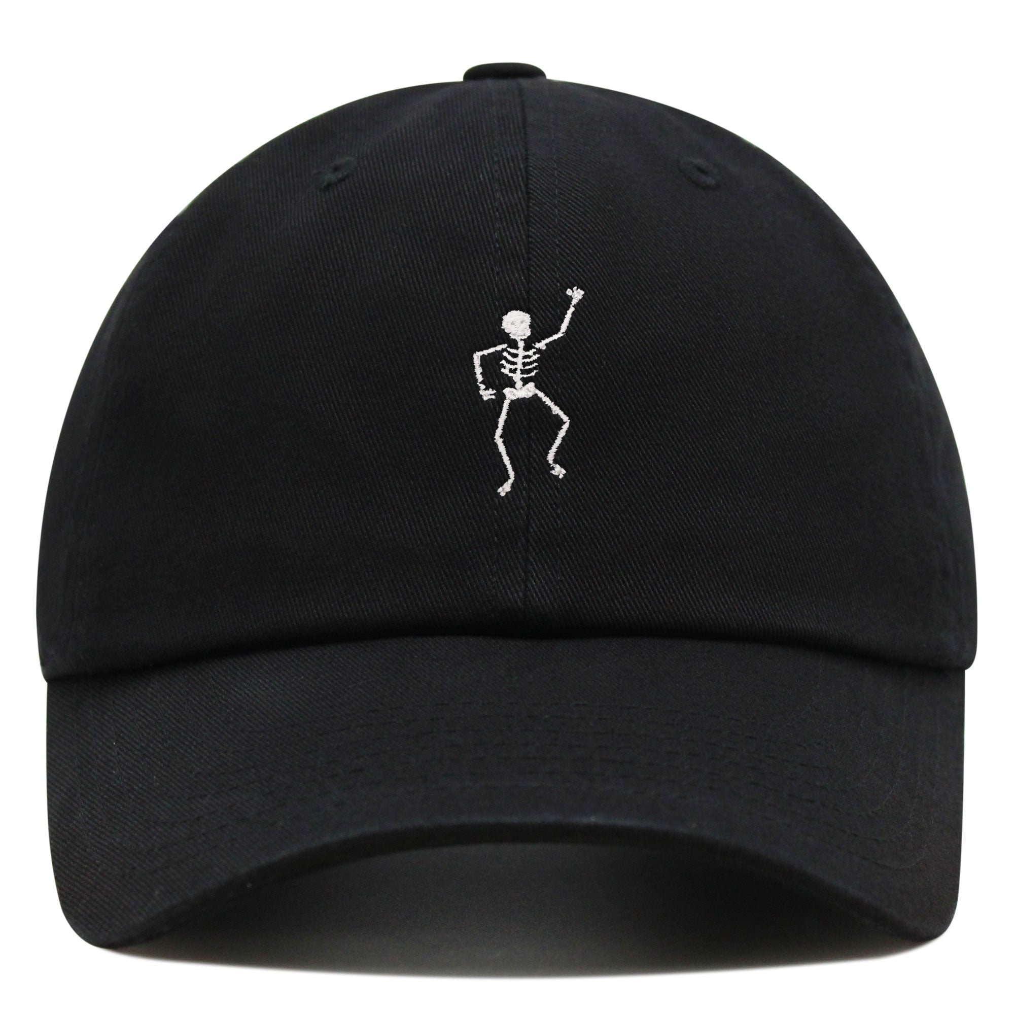 Skeleton Premium Dad Hat Embroidered Baseball Cap Skull