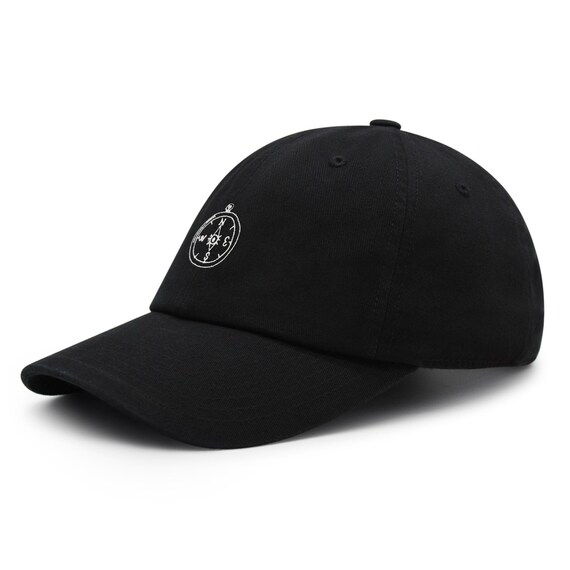 STONE  キャップ　ベースボールキャップ Compass刺繍 Embroidered Compass Dad Hat, Premium Cotton Baseball Cap - Etsy