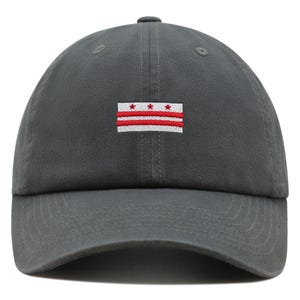 DC Flag Dad Hat: Embroidered Cotton Baseball Cap