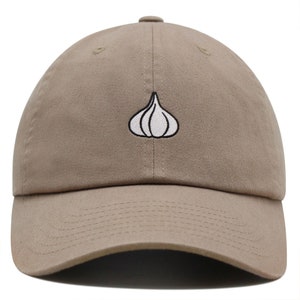 Garlic Premium Dad Hat Embroidered Baseball Cap Food
