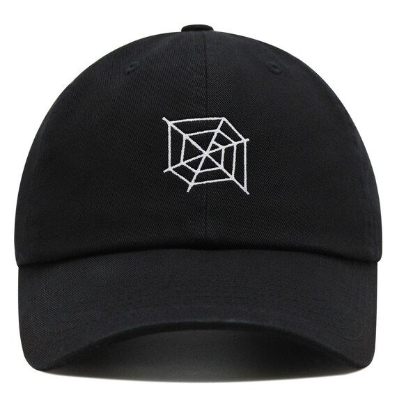 Spider Web Premium Dad Hat Embroidered Cotton Baseball Cap
