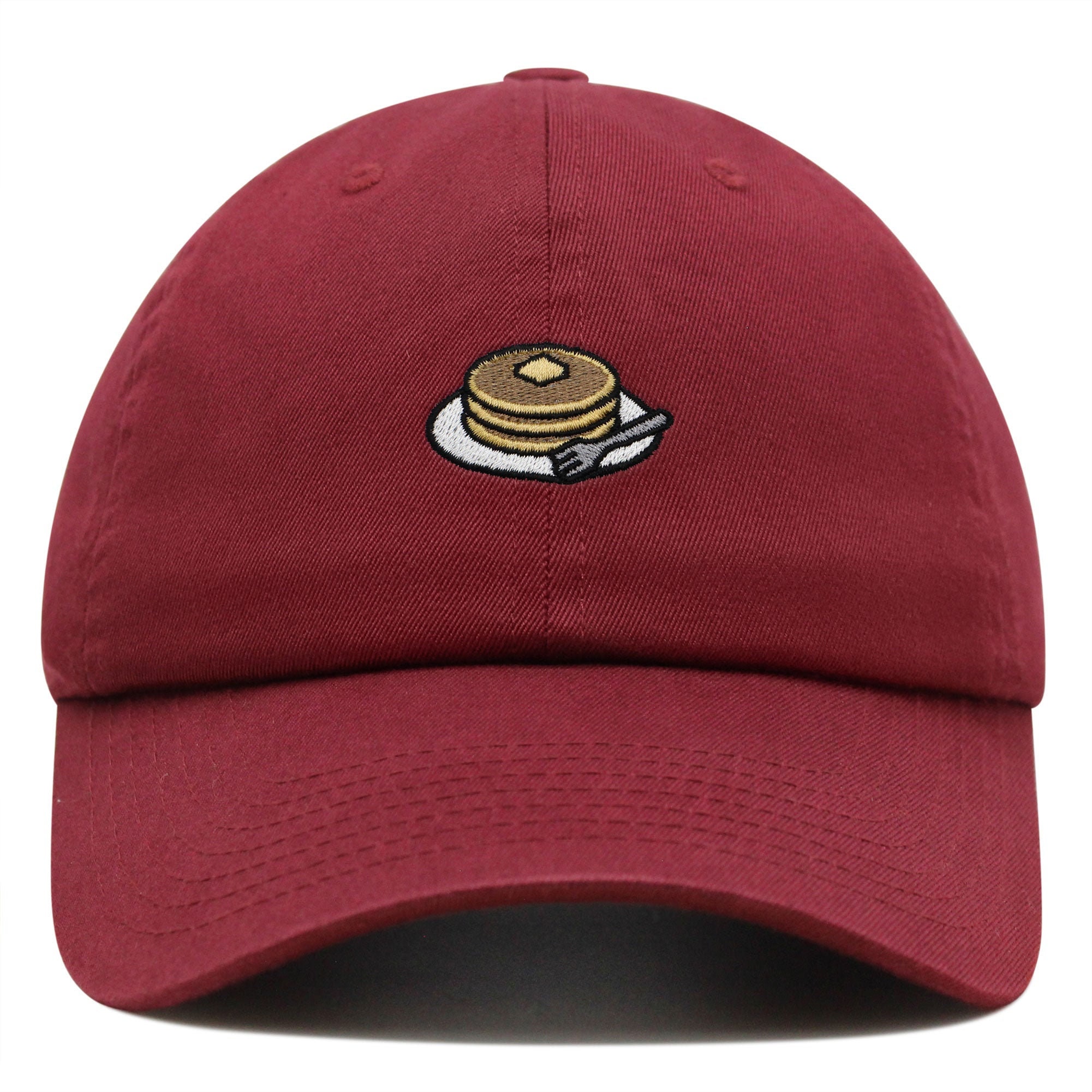 Pancakes Premium Dad Hat Embroidered Baseball Cap Foodie Breakfast