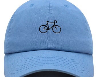 Bicycle Premium Dad Hat Embroidered Baseball Cap Bike Sports