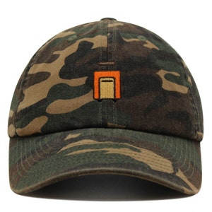 Premium koffer met geborduurde baseballpet Dad Hat reisbagage
