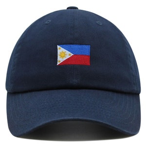Gorra de béisbol de algodón bordada con la bandera de Filipinas, serie Country Flag