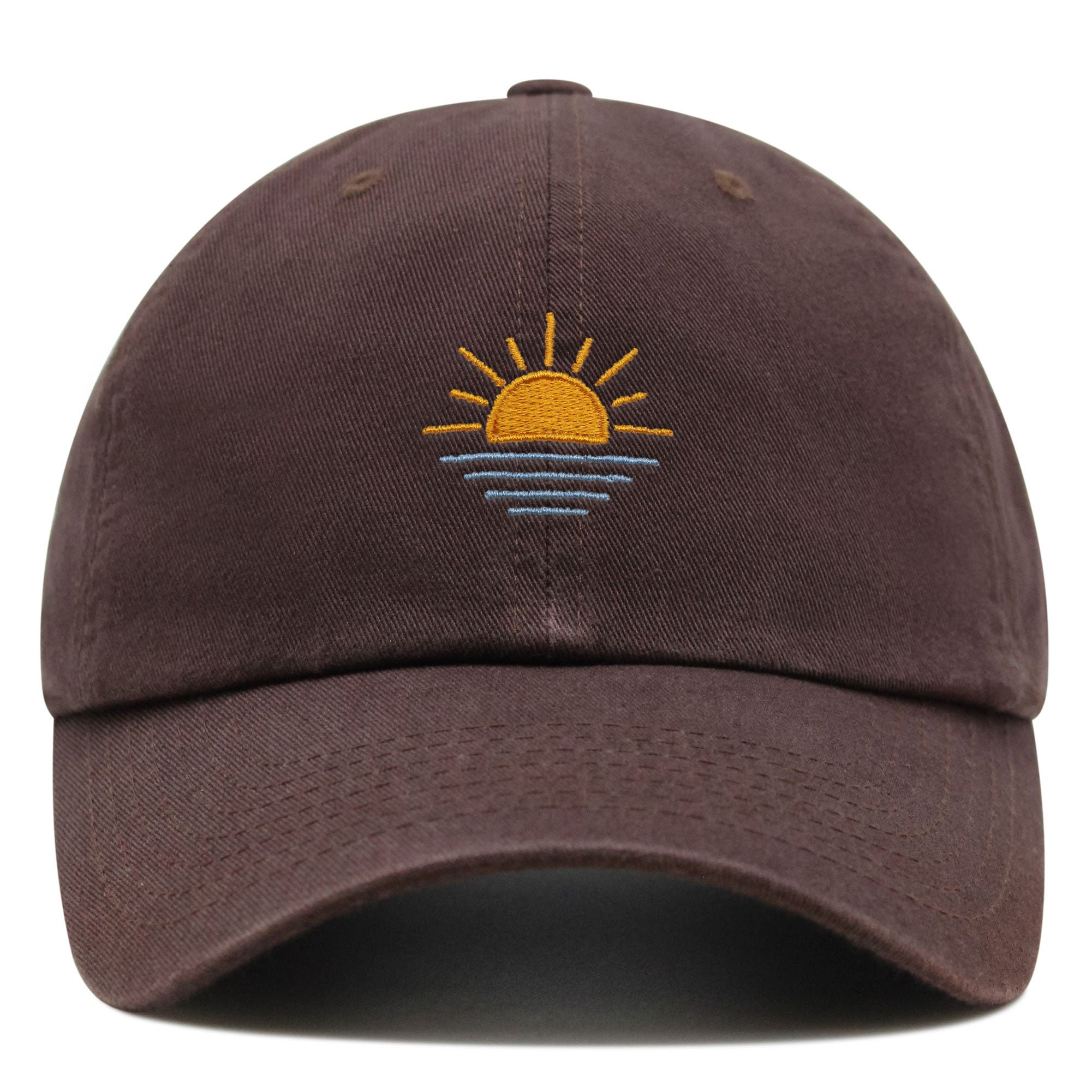Sun Premium Dad Hat Embroidered Baseball Cap Sunset Sunrise