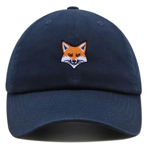 Fox Face Premium Dad Hat Embroidered Cotton Baseball Cap Foxy