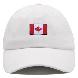 Canadian Flag Premium Dad Hat Embroidered Baseball Cap Canada Logo