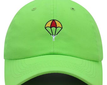 Boné de beisebol bordado de algodão premium para pai Parachute