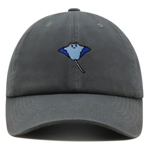 Stingray Premium Dad Hat Embroidered Baseball Cap Fishing Ocean