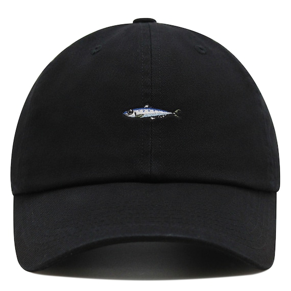 Sardines Embroidered Dad Hat - Bait Fishing Baseball Cap