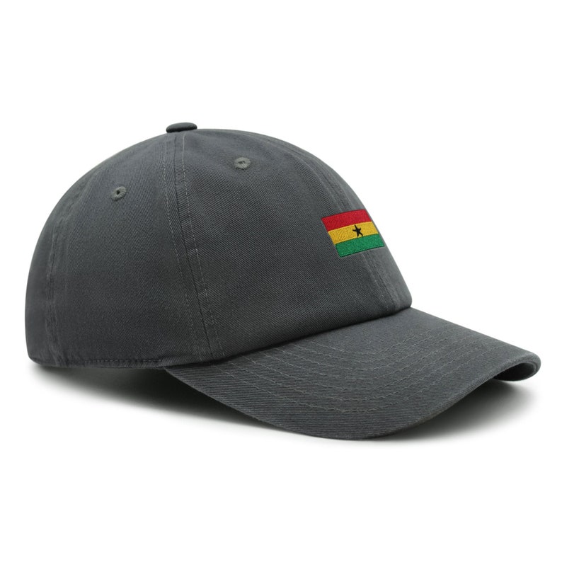 Ghana Flag Dad Hat: Embroidered Cotton Baseball Cap image 8