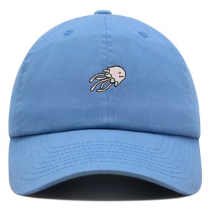 Jellyfish Premium Dad Hat Embroidered Baseball Cap Fish Nature