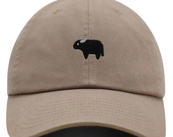 Embroidered Buffalo Dad Hat - Premium Cotton Baseball Cap