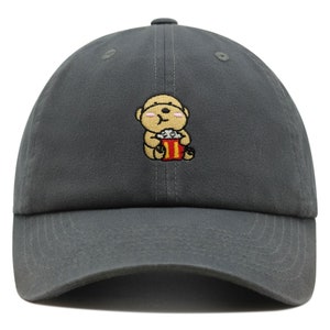 Popcorn Dog Premium Dad Hat Embroidered Baseball Cap Puppy Poodle
