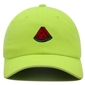 Watermelon Premium Dad Hat Embroidered Baseball Cap Fruit Farm