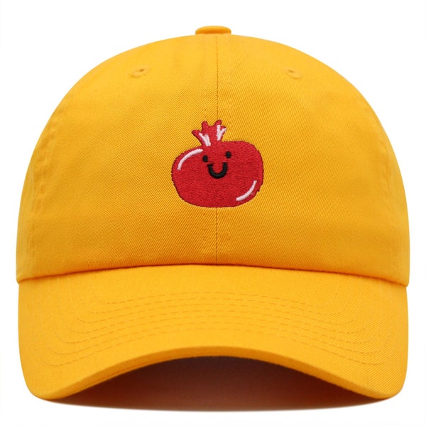 Pomegranate Premium Dad Hat Embroidered Baseball Cap Fruit Grenade