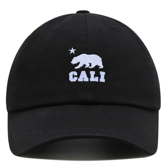 Cappello Snapback Uomo Donna Moda – Berretto Baseball Con Orso California – Tesa Curva, Taglia Large-X-Large