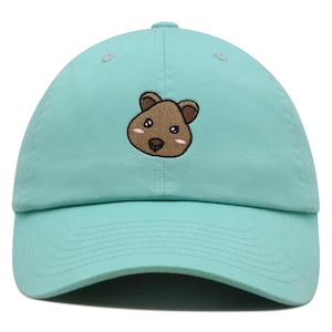 Quokka Face Premium Dad Hat Embroidered Baseball Cap Cute Animal