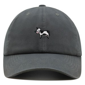 Cow Premium Dad Hat Embroidered Baseball Cap Cute