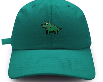 Custom Baseball Cap Triceratops Style A Embroidery Dad Hats for Men & Women Custom Baseball Cap Triceratops Style A Embroidery Dad Hats for Men & Women