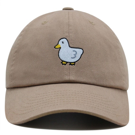 Hand Drawn Duck Premium Dad Hat Embroidered Cotton Baseball - Etsy