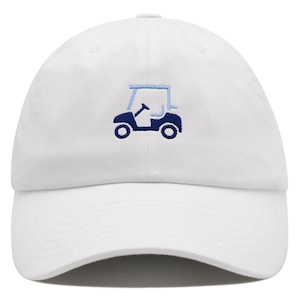 Golf Cart Premium Dad Hat Embroidered Baseball Cap Tiger