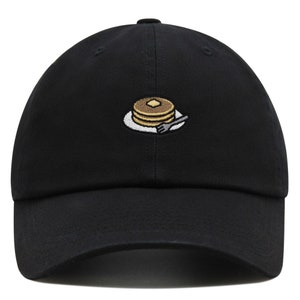 Pancakes Premium Dad Hat Embroidered Baseball Cap Foodie Breakfast