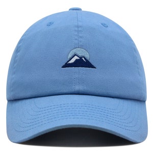 Mountain Premium Dad Hat Embroidered Cotton Baseball Cap Ski Resorts
