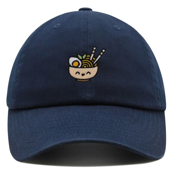 Embroidered Noodle Bowl Dad Hat - Asian Food Baseball Cap - Etsy display picture 3