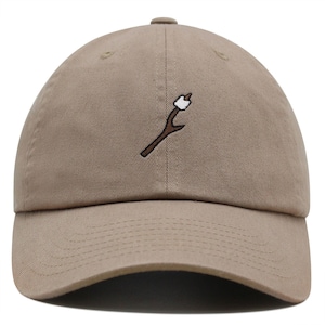Roasted Marshmallow Premium Dad Hat Embroidered Baseball Cap Camping