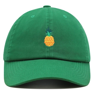 Simple Pineapple Premium Dad Hat Embroidered Cotton Baseball Cap Classic Fruit