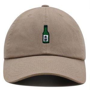 Soju Premium Dad Hat Embroidered Baseball Cap Korean Korea Spirit