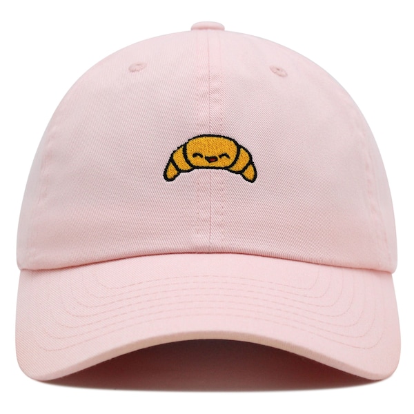 Croissant Premium Dad Hat Bestickte Baseballkappe Brot Feinschmecker