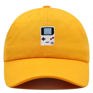 Embroidered Game Dad Hat: Retro Baseball Cap