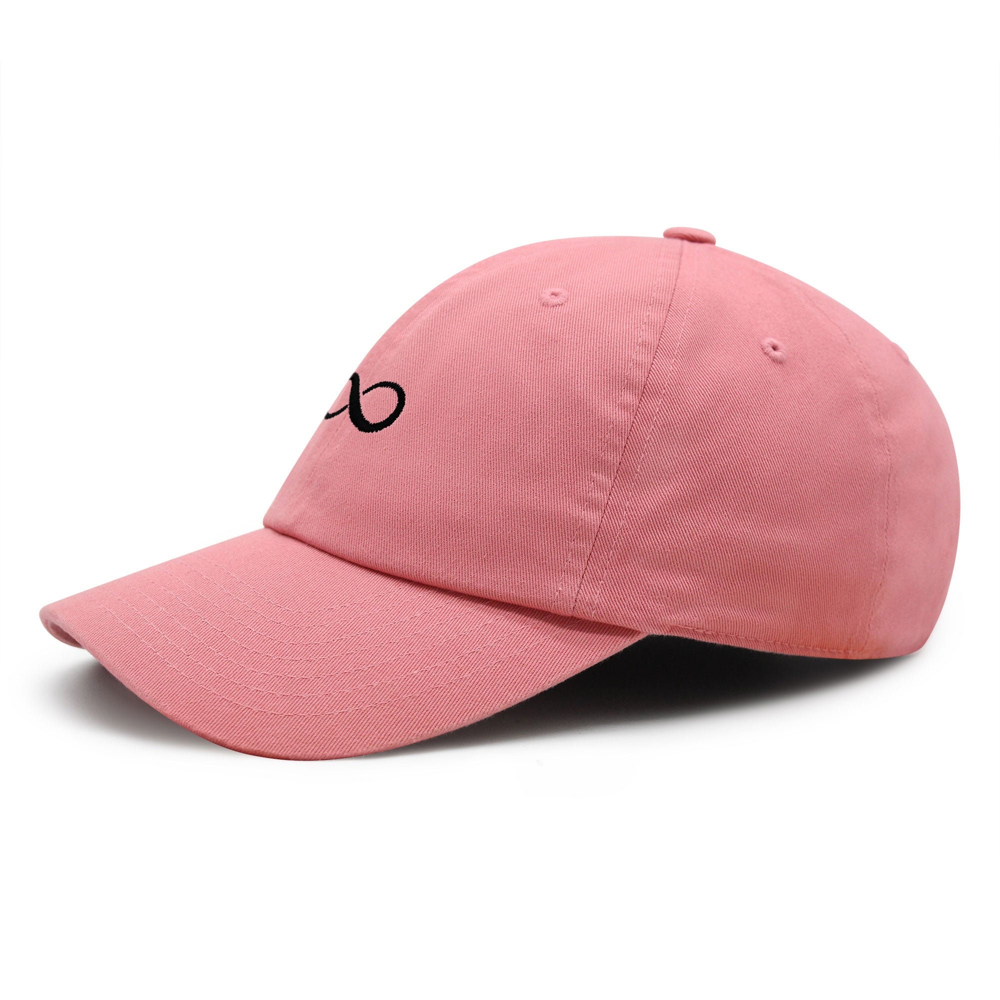 【ILLEDIT】 INFINITY EMBLEM BALL CAP PINK Infiniti Premium Dad Hat Embroidered Baseball Cap Symbol